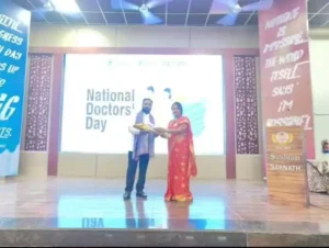 Head doctor Ankesh get awareded in School