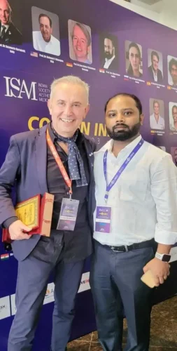 Dr Ankesh and global best doctors in Meeting